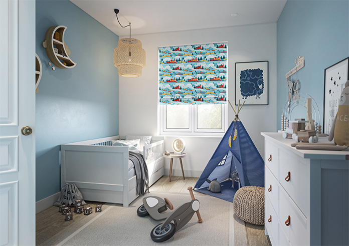 All Aboard, Multi - Roman Blind - Image 6